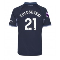 Pánský Fotbalový dres Tottenham Hotspur Dejan Kulusevski #21 2023-24 Venkovní Krátký Rukáv